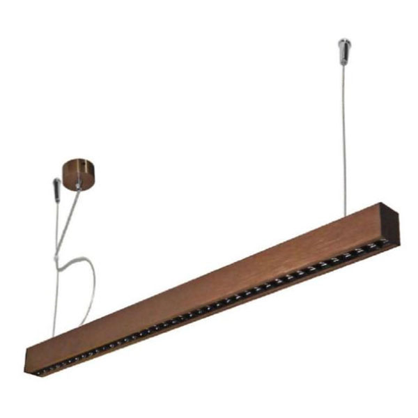 linear hanging lights